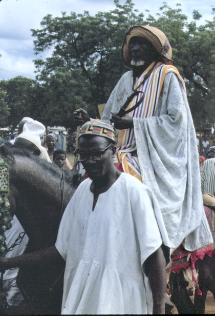 Damba chief horseback