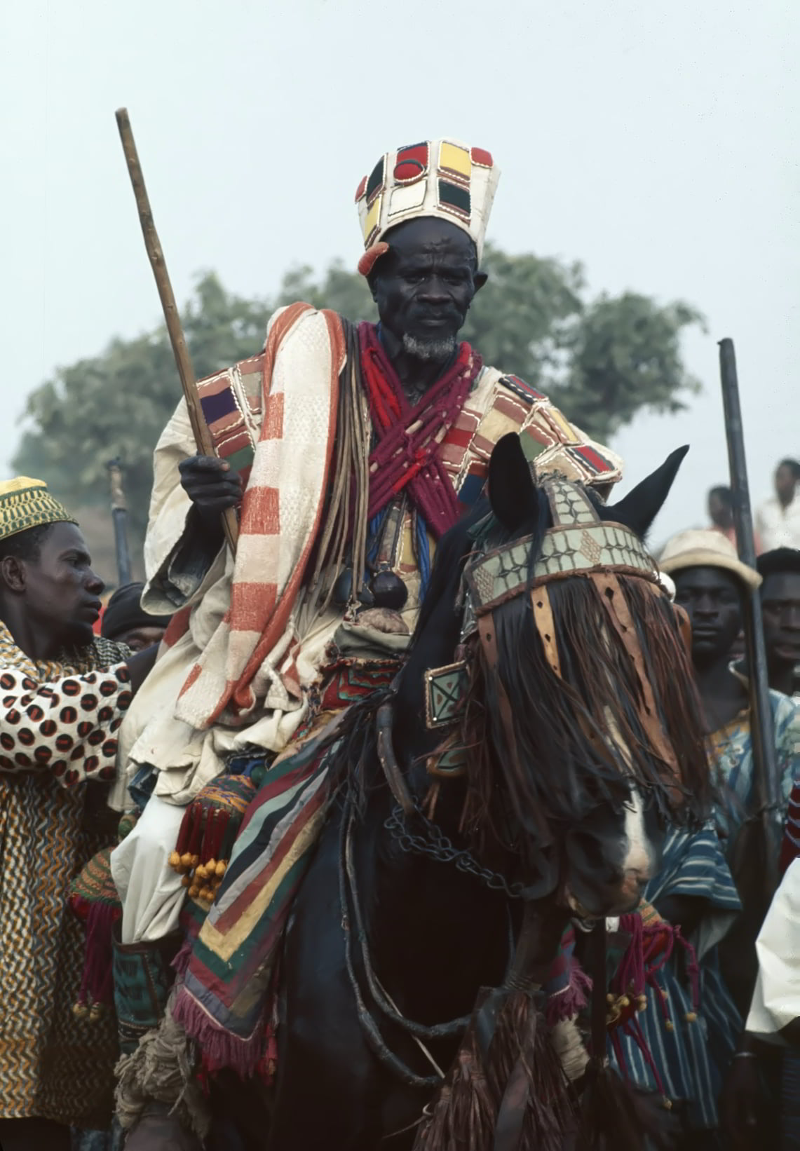 Damba horseman with decoration