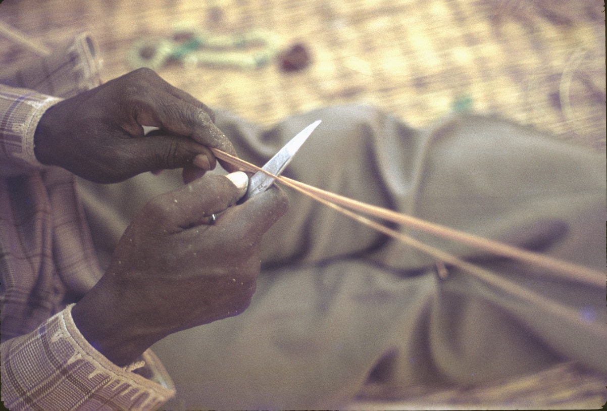 stripping the reeds