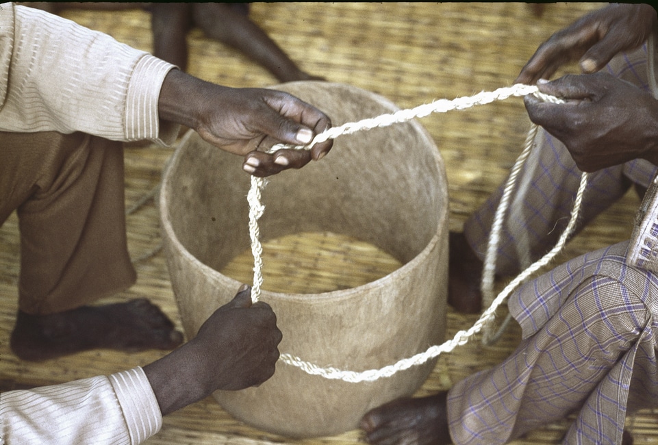 Preparing the rope